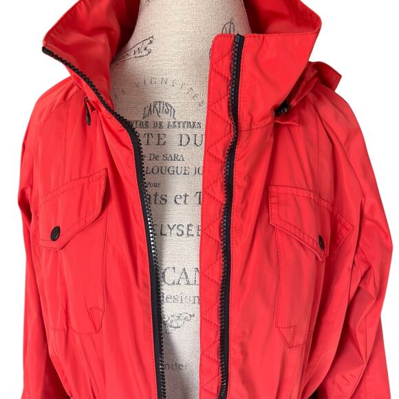 Andrew Marc, Marc New York raincoat / windbreaker. Hood, zip up, tech rain XL - Picture 5 of 7